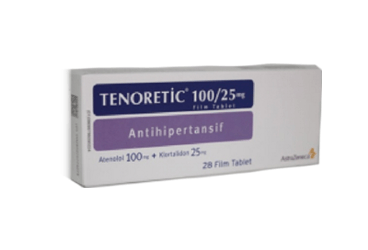 TENORETIC 100 MG/25 MG 28 FILM TABLET